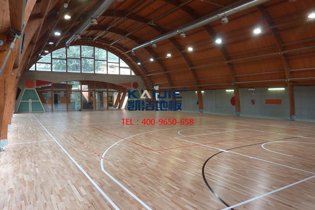 體育館專用運動木地板結構——凱潔體育地板