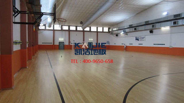 籃球館專用體育木地板結構——凱潔體育木地板