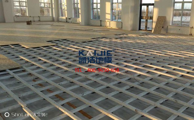 運動木地板使用壽命和施工也有很大關系——凱潔地板