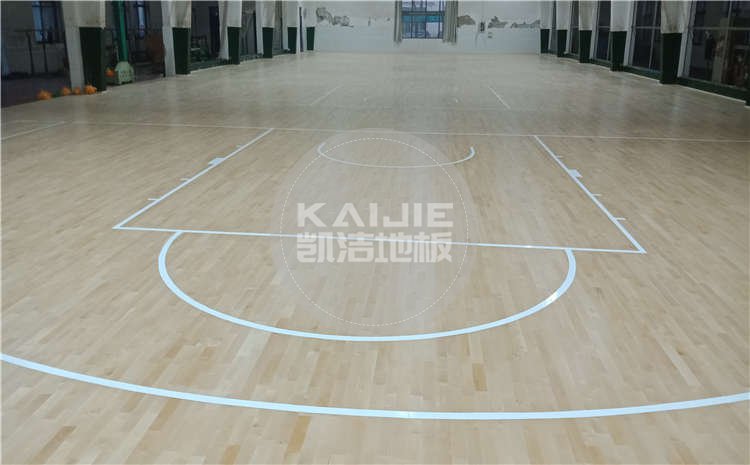河北滄州體育學(xué)校體育館木地板項目