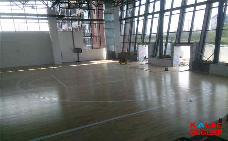 籃球場木地板安裝伸縮縫預留標準——運動木地板